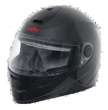 Axellise Unicolour helmet in Metallic Geny Grey, front three-quarter view